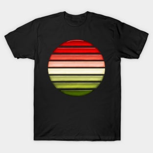 retro watermelon sun glass design T-Shirt